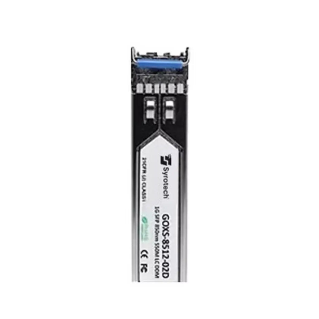 Syrotech GOXS 8512 02D 1.25Gbps Multimode SFP Transceiver with LC Connector-tpstech.in