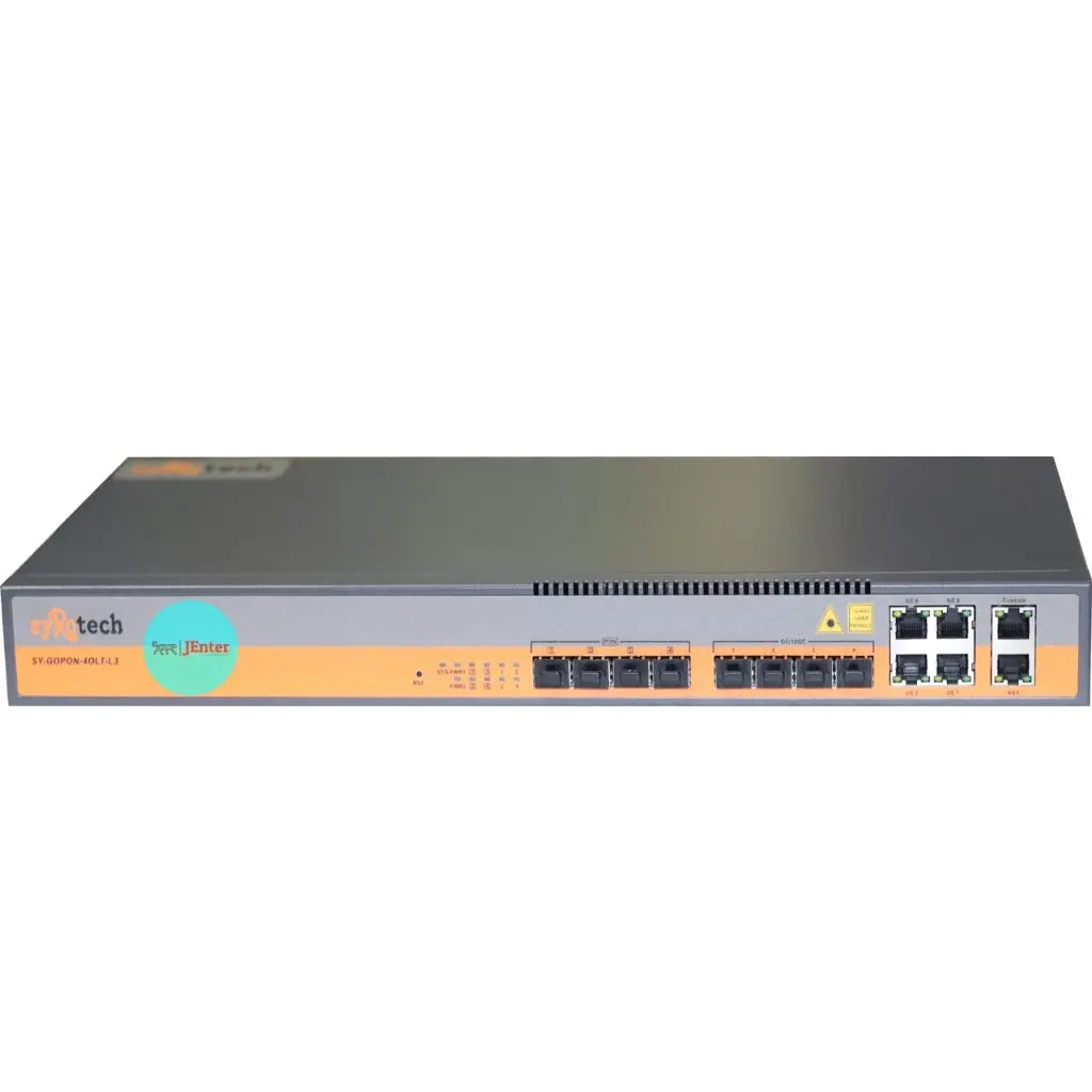 Syrotech SY‑GOPON‑4OLT‑L3 4‑Port EPON OLT Layer 3 Optical Line Terminal for FTTH & FTTx Networks-tpstech.in