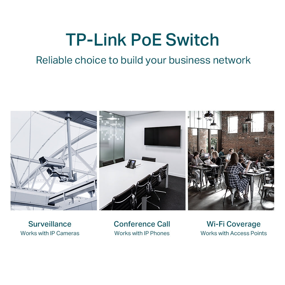 TP-Link TL-SG1428PE 28 Port Gigabit Easy Smart Switch with 24-Port PoE+