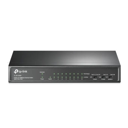TP-Link TL-SF1009P 9-Port 10/100Mbps Desktop Switch with 8 PoE+ Ports-tpstech.in