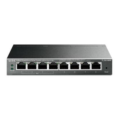 TP-Link TL-SG108PE V5 8-Port Gigabit Easy Smart Switch with 4 PoE+ Ports-tpstech.in