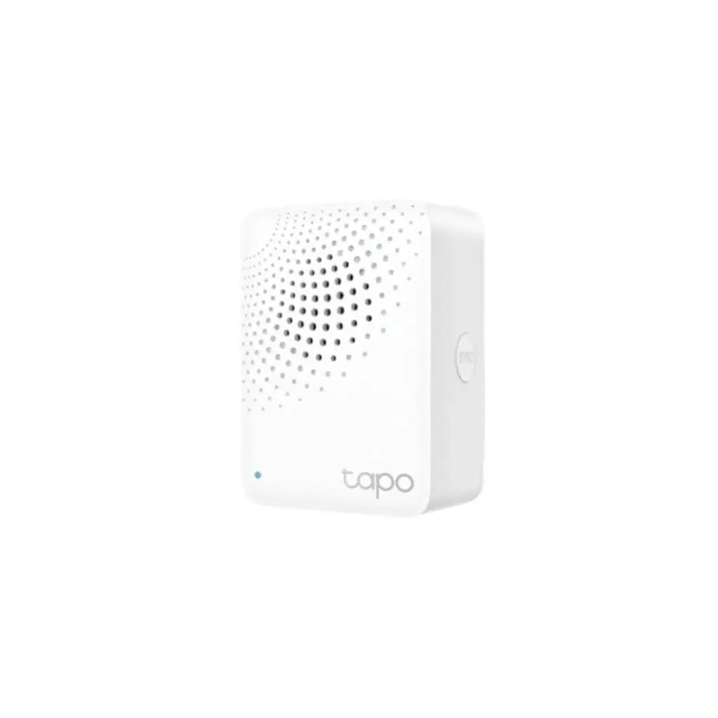 TP-Link Tapo H100 Smart Hub with Chime Connect Up to 64 Devices Smart Alarm & Doorbell Support-tpstech.in