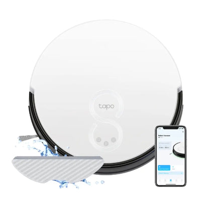 TP-Link Tapo RV10 Robot Vacuum & Mop Combo  2000Pa Suction, Zigzag Path Planning App & Voice Control 3-Hour Battery-tpstech.in