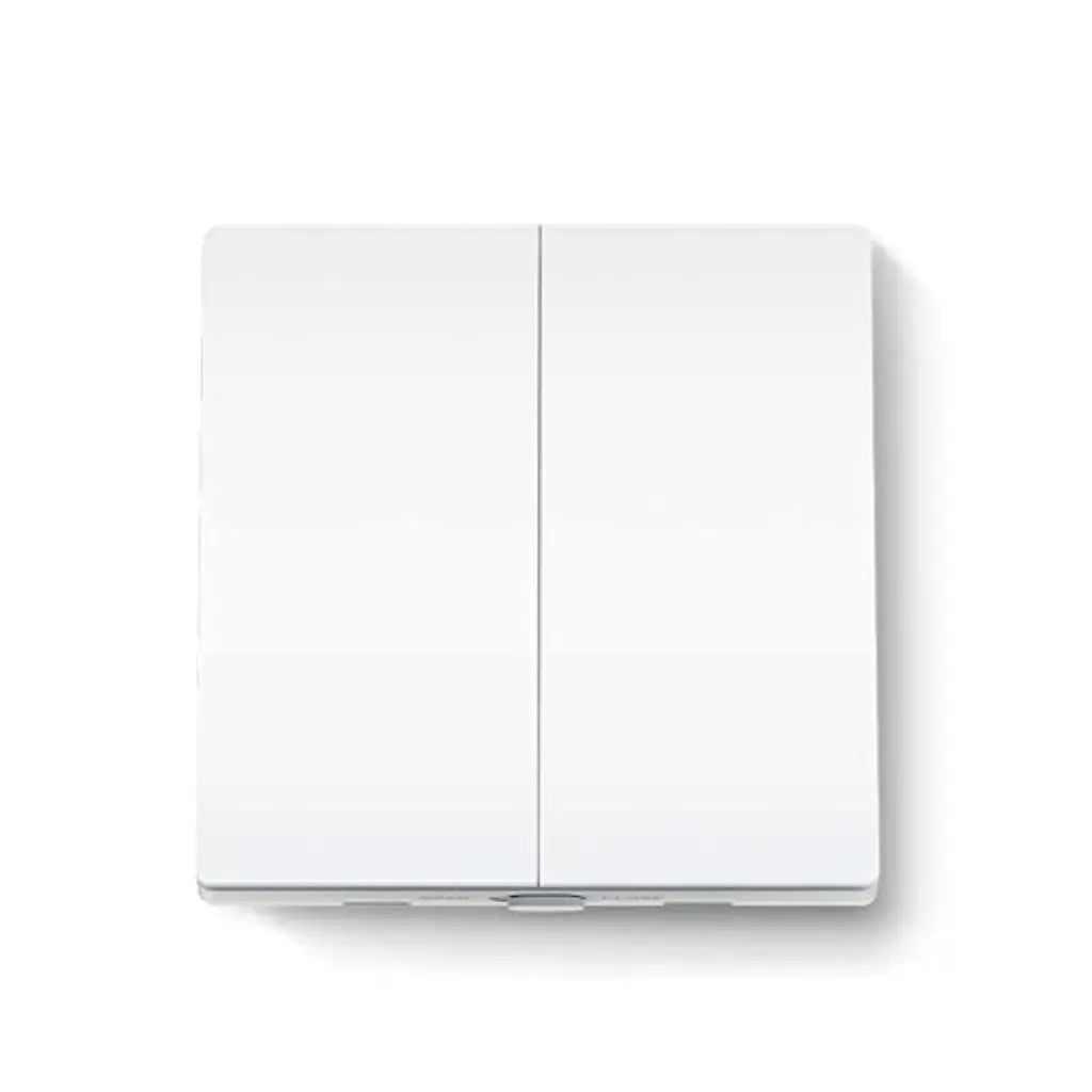  TP-Link Tapo S220 Smart Light Switch 2-Gang 1-Way No Neutral Wire Battery Powered-tpstech.in
