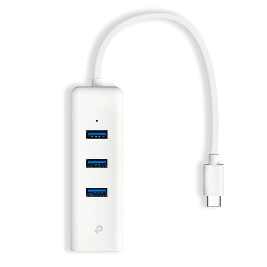 TP-Link UE330C USB Type-C 3-Port Hub with Gigabit Ethernet Adapter USB 3.0-tpstech.in