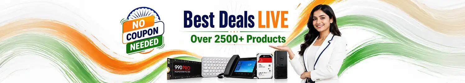 Don't wait for Amzon and Flipkart Sales. Top deals are LIVE at tpstech. No coupon codes needed. No more cashback waits. No hidden terms.