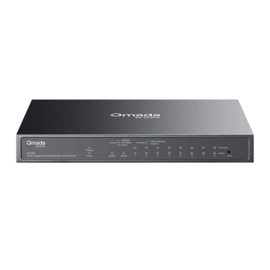 TP Link Omada ES210GP 10 Port Gigabit Easy Managed PoE Plus Switch with 8 PoE Ports-tpstech.in