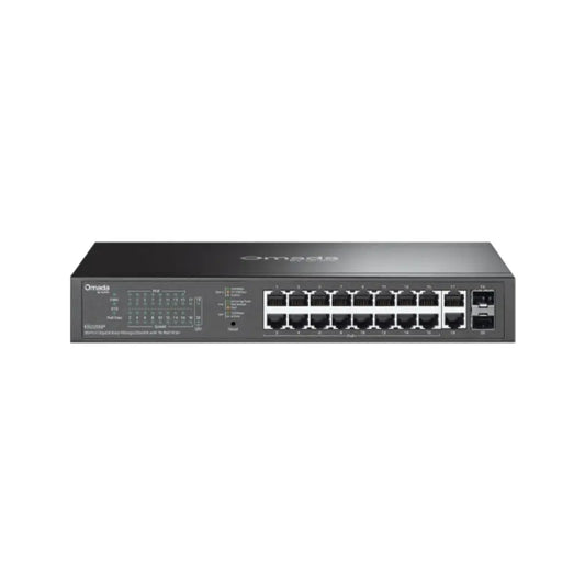 TP‑Link Omada ES220GP 20‑Port Gigabit Easy Managed PoE+ Switch with 16 PoE Ports-tpstech.in