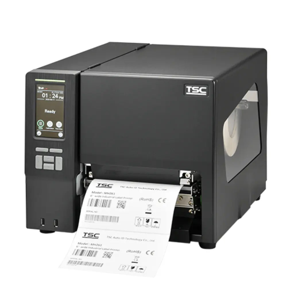 TSC MH261T 6″ Industrial Thermal Transfer Barcode Printer 203DPI-tpstech.in
