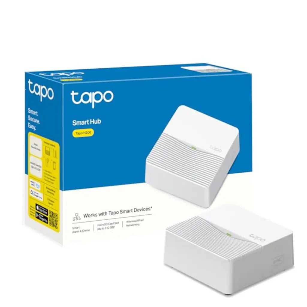 Tapo H200 Smart Hub with Built-in Chime Requires 2.4Ghz Wi-Fi Connect Up to 64 Smart + 4 Camera Devices-tpstech.in