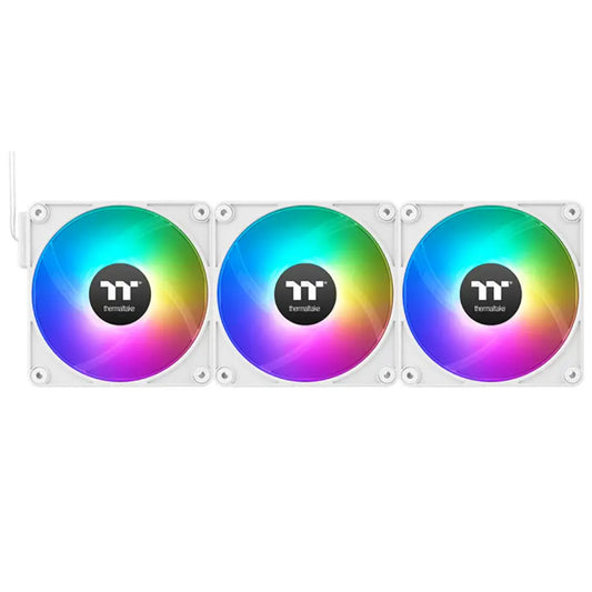 Thermaltake CT120 EX Reverse ARGB Sync 120mm CPU Liquid Cooler White 3-Pack-tpstech.in