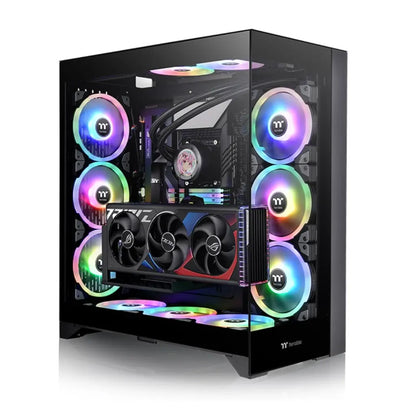 Thermaltake CTE E660 MX Dual-Chamber ATX Tempered Glass Mid Tower Computer Case-tpstech.in
