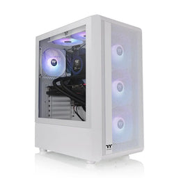 Thermaltake S200 TG ARGB Tempered Glass Snow ATX Mid Tower Computer Case-tpstech.in