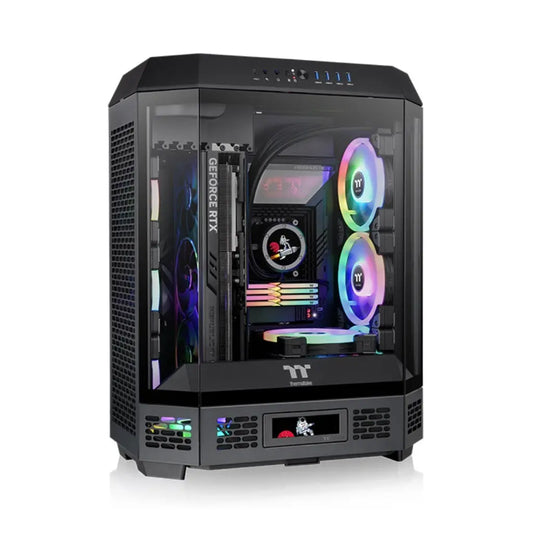 Thermaltake The Tower 600 ATX Mid Tower Tempered Glass Computer Case Vertical Design-tpstech.in
