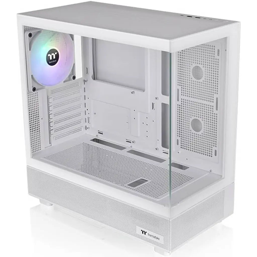 Thermaltake View 270 TG ARGB Mid Tower Tempered Glass Computer Case - Snow White-tpstech.in