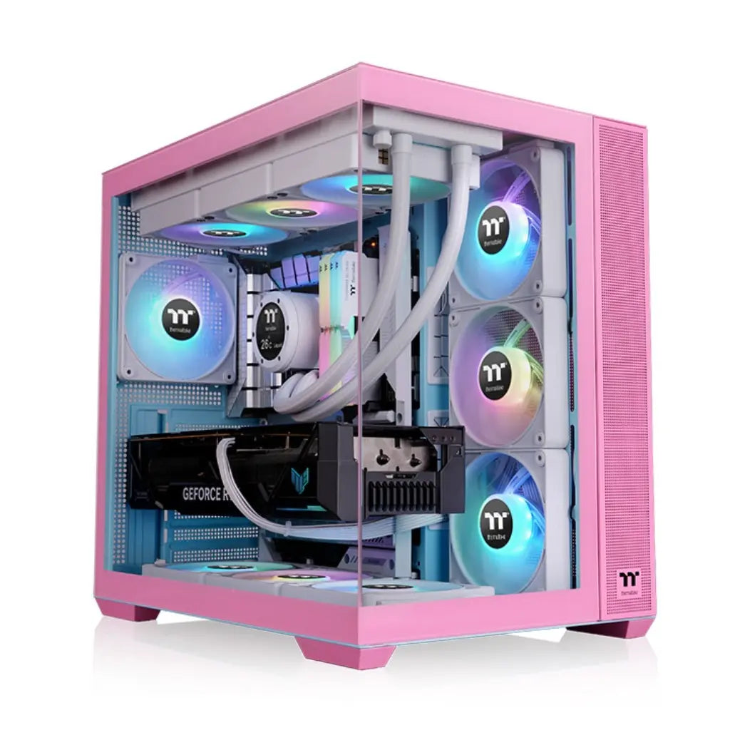 Thermaltake View 380 TG ARGB ATX Mid Tower Tempered Glass Computer Case-tpstech.in