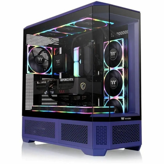 Thermaltake View 600 TG E-ATX Full Tower 4 Tempered Glass Panels Computer Case - Future Dusk-tpstech.in