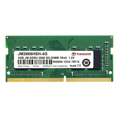 Transcend 4GB DDR4 RAM 2666MHZ CL19 Laptop Memory Module