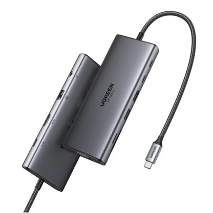Ugreen 11-in-1 USB-C Docking Station with 4K@60Hz HDMI 100W PD-tpstech.in