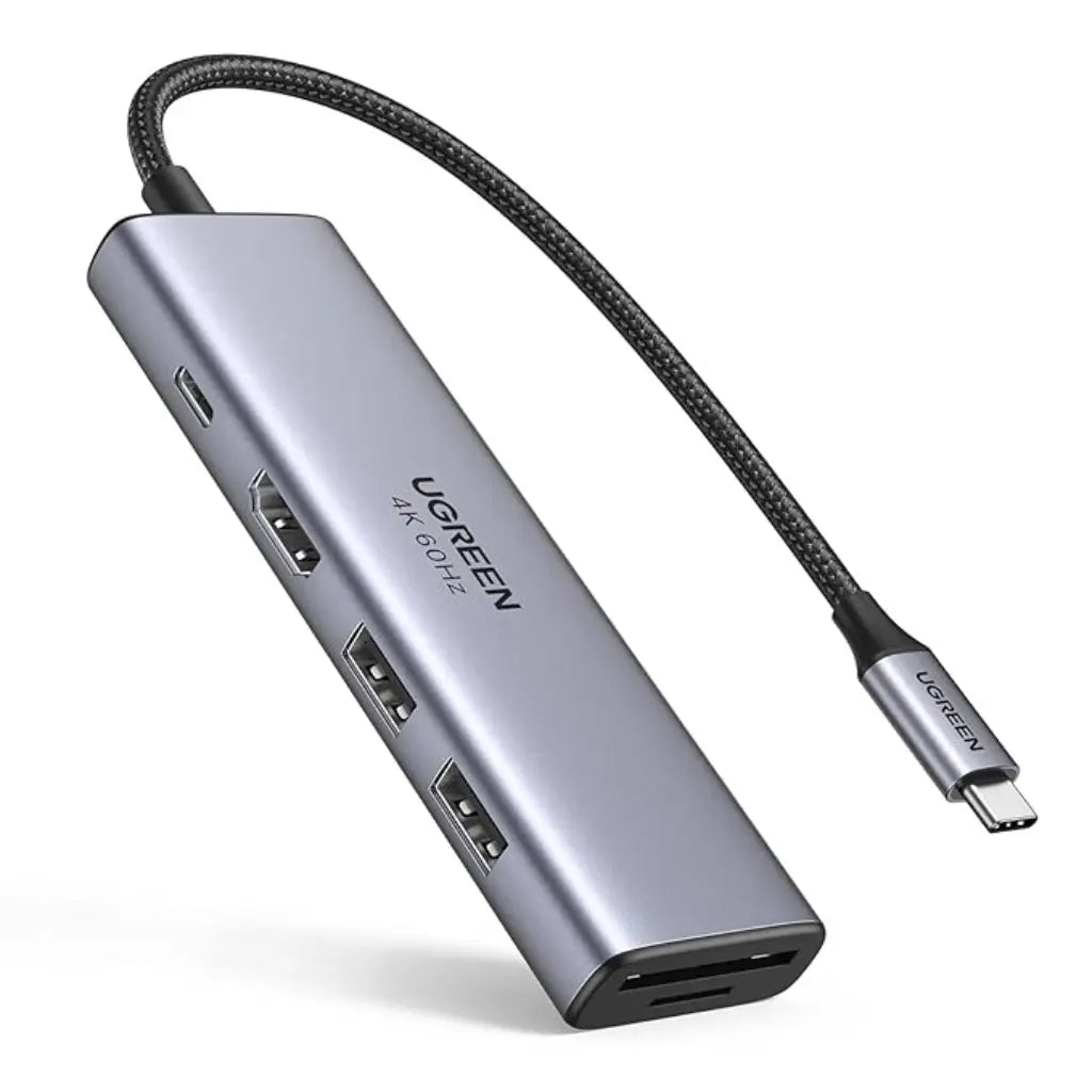 Ugreen USB-C Multifunctional Dock 6-in-1 Hub with 4K HDMI 100W PD-tpstech.in