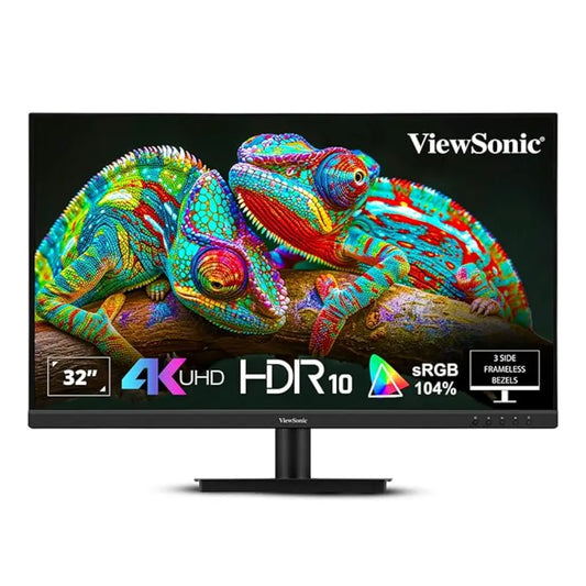 ViewSonic 32″ 4K UHD VA Monitor HDR10 Built‑in Speakers-tpstech.in