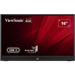 ViewSonic VA1655-3 15.6″ FHD Portable USB‑C Monitor with Foldable Stand