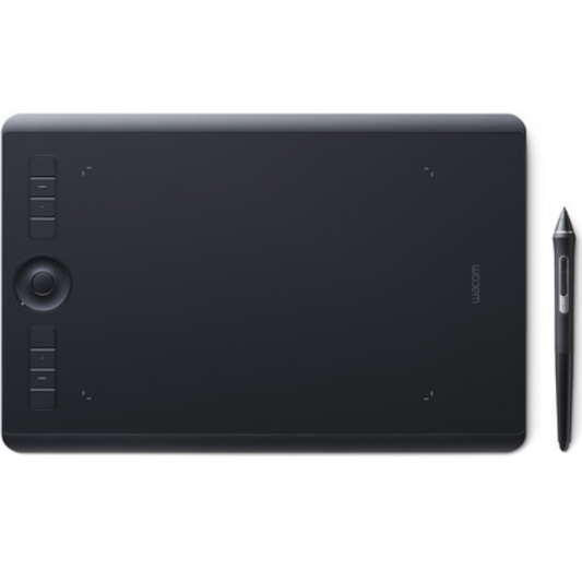 Wacom Intuos Pro Medium PTH660 Creative Tilt Recognition Bluetooth Graphics Input Tablet - Black