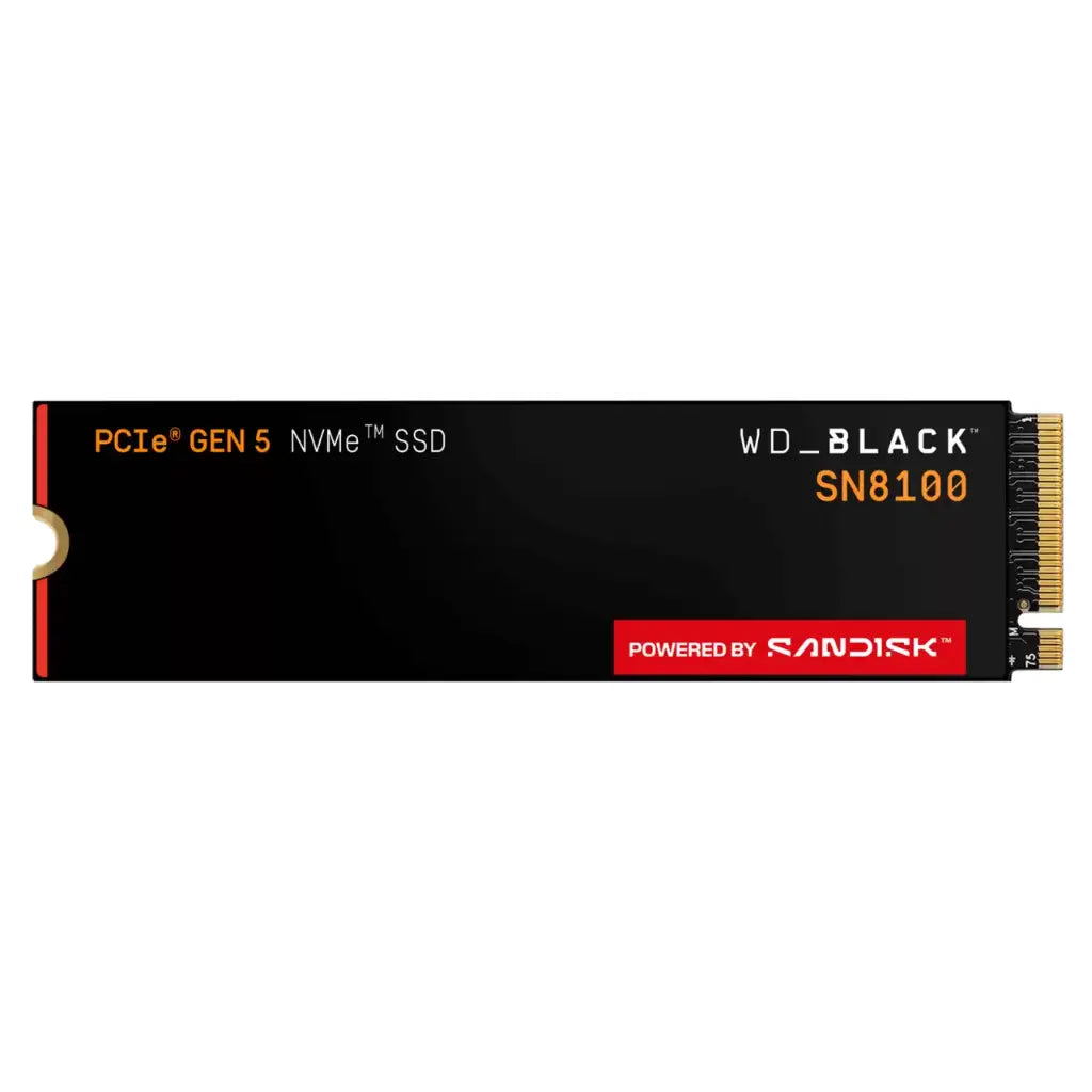 Western Digital WD Black SN8100 8TB M.2 2280 PCIe Gen5 NVMe SSD-tpstech.in