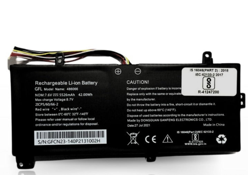 AVITA 486066 Original OEM 42Wh 5526mAh 8.7V 4 Cell Laptop Battery
