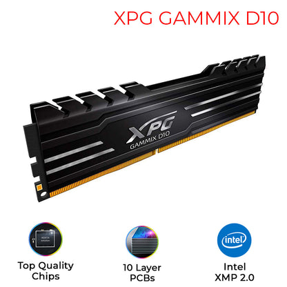 XPG GAMMIX D10 गेमिंग RAM DDR4 2666MHz डेस्कटॉप मेमोरी मॉड्यूल