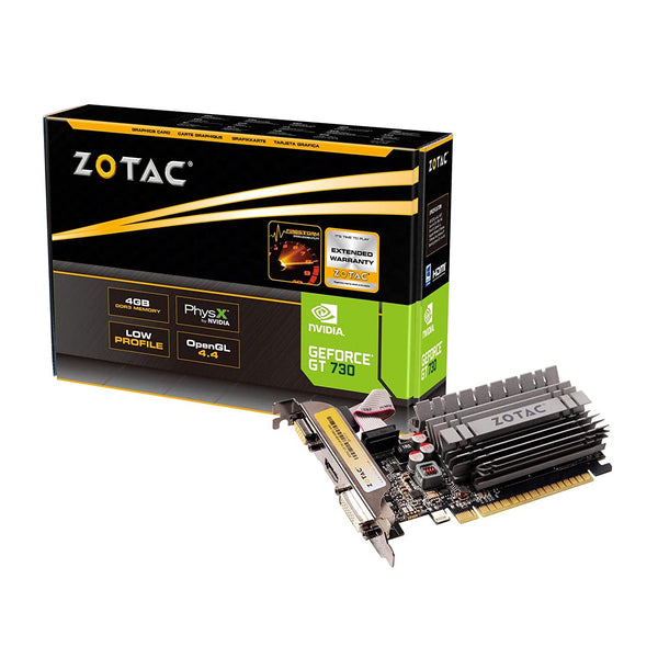 ZOTAC GeForce GT 730 Zone Edition 4GB DDR3 64-Bit Graphics Card