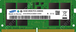 Samsung 32GB DDR5 RAM 5600MHz 2Rx8 CL46 262-Pin SO-DIMM Laptop Memory (Pulled Out)