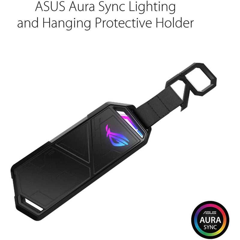 [RePacked] ASUS ROG STRIX Arion M.2 NVMe PCIe SSD RGB Enclosure with USB-C and Aura Sync
