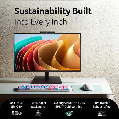 Acer B277 D6 monitor with sustainable design recycled materials paper packaging and TCO Edge certification -tpstech.in