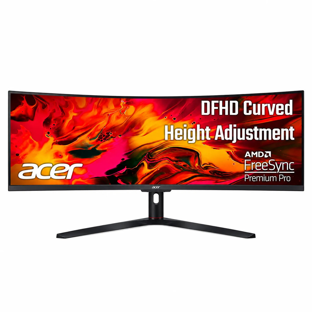 Acer EI491CR DFHD curved gaming monitor with height adjustable stand -tpstech.in