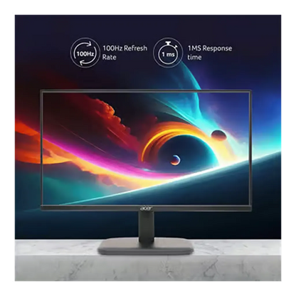 Acer EK220QE3ABI 21.5-inch 100Hz 1ms IPS Full HD Monitor delivering smooth visuals with 100Hz refresh rate and 1ms response time -tpstech.in