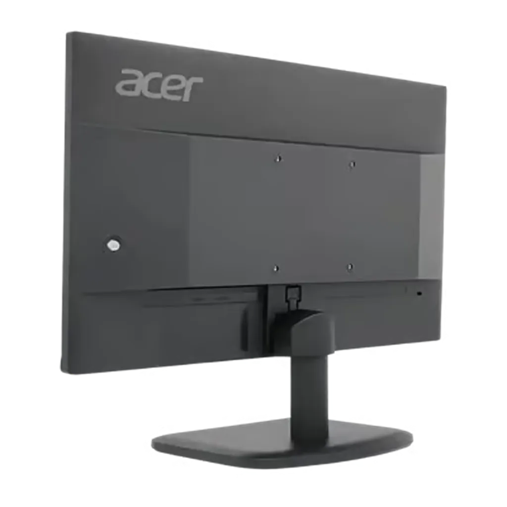 Acer EK220QE3ABI 21.5-inch 100Hz 1ms IPS Full HD Monitor rear view showing slim profile, stand and VESA mounting compatibility -tpstech.in
