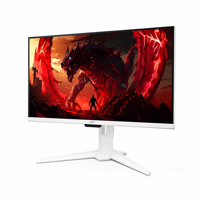 Acer GA271U P Nitro 27 inch WQHD IPS smart gaming monitor front side view in white-tpstech.in