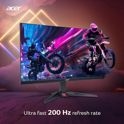 Acer Nitro VG270U X1 27 Inch WQHD IPS Gaming Monitor angled view showcasing smooth 200Hz gaming visuals -tpstech.in