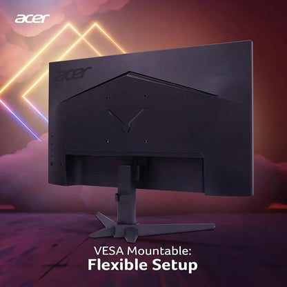 Acer Nitro VG270U X1 27 Inch WQHD IPS Gaming Monitor back view showing VESA wall mount compatibility -tpstech.in