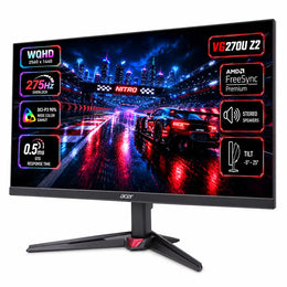 Acer Nitro VG270U Z2 27 Inch QHD 275Hz IPS Gaming Monitor key specifications featuring WQHD resolution 275Hz overclock and AMD FreeSync Premium -tpstech.in