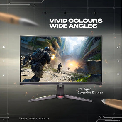 Acer Nitro XV272K V5 27 Inch 4K UHD 160Hz Gaming Monitor vibrant battle scene on IPS Agile Splendor display -tpstech.in