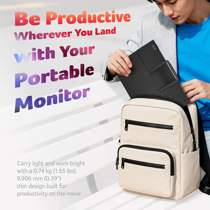 Acer PM161Q B1 ultra slim lightweight portable monitor designed for travel and mobile productivity -tpstech.in