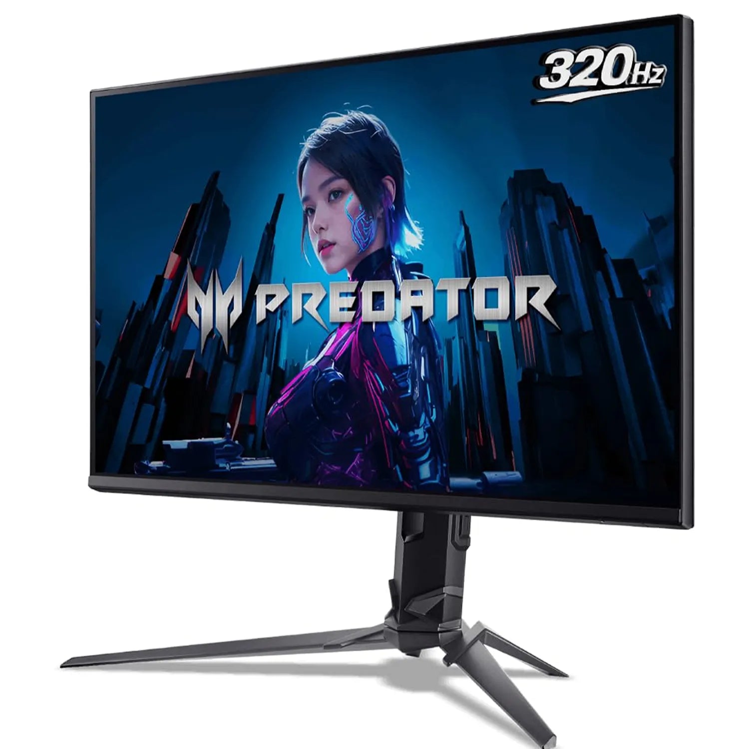 Acer Predator XB253Q F3 24.5 inch 320Hz FHD IPS gaming monitor angled front view -tpstech.in