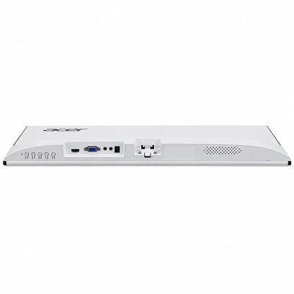 Acer SA222Q G3 21.5-Inch FHD IPS Monitor bottom layout displaying OSD control buttons HDMI VGA and audio jacks -tpstech.in