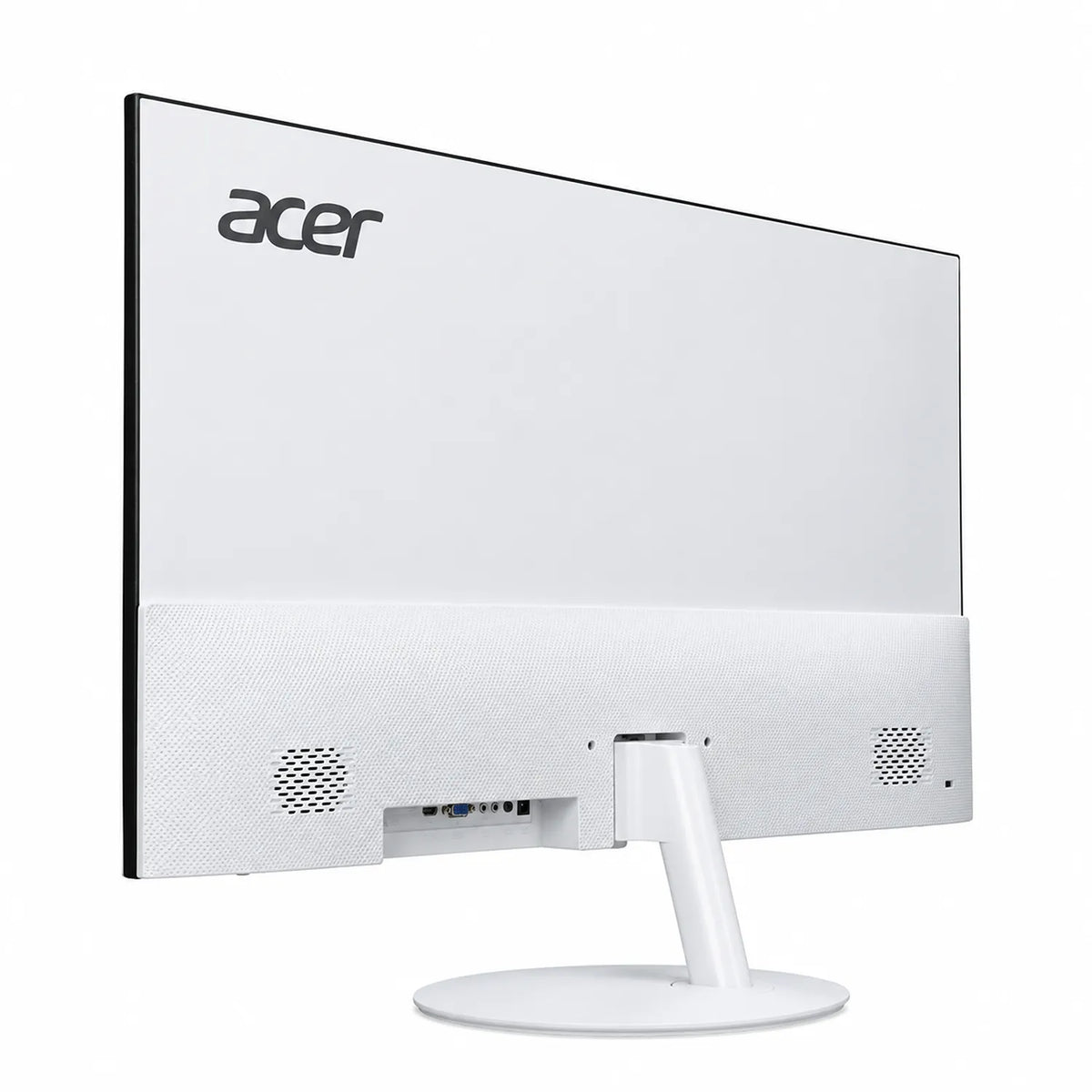 Acer SA222Q G3 21.5-Inch FHD IPS Monitor white back panel with embossed Acer logo and speaker grilles -tpstech.in