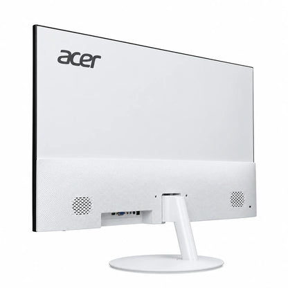 Acer SA222Q G3 21.5-Inch FHD IPS Monitor white back panel with embossed Acer logo and speaker grilles -tpstech.in