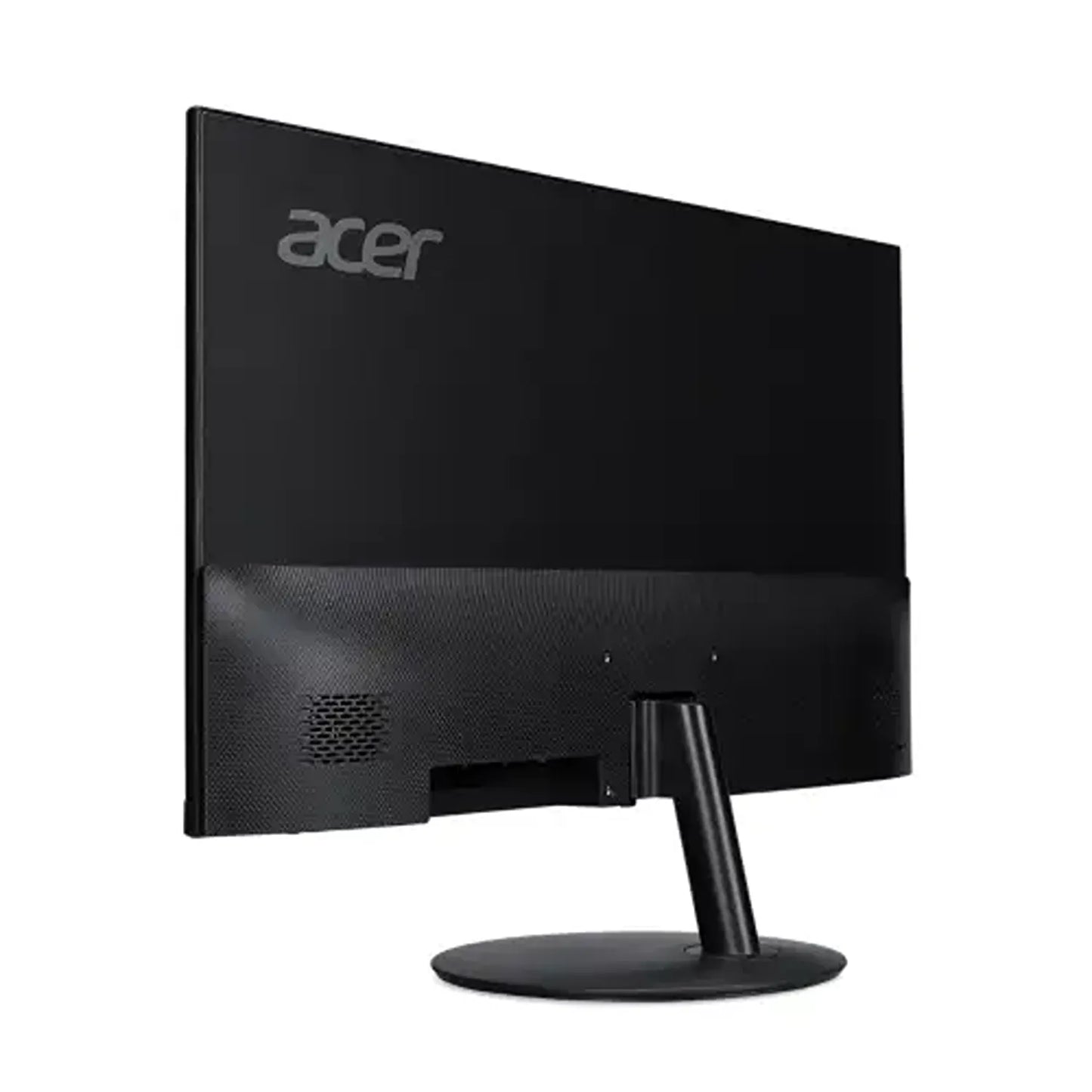 Acer SA322QU E 31.5 Inch WQHD IPS Monitor rear angled view showing slim black design and stand -tpstech.in