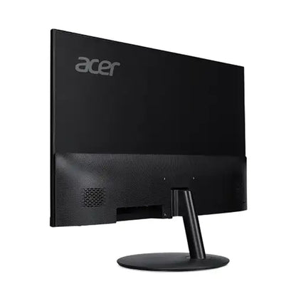 Acer SA322QU E 31.5 Inch WQHD IPS Monitor rear angled view showing slim black design and stand -tpstech.in