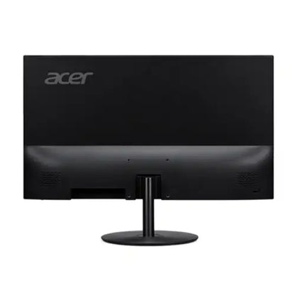 Acer SA322QU E 31.5 Inch WQHD IPS Monitor black rear view with built-in speakers and sturdy stand -tpstech.in